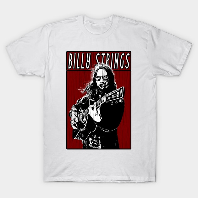 Vintage Retro Billy Strings T-Shirt by Projectup